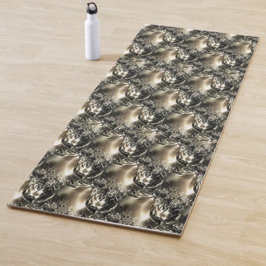 Tapis De Yoga Perles dorées (En situation)
