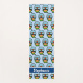 Tapis De Yoga Perruche à poitrine rouge (Devant)