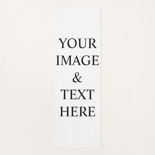 Tapis De Yoga Personalized Custom Your Own Photo & Text (Devant)
