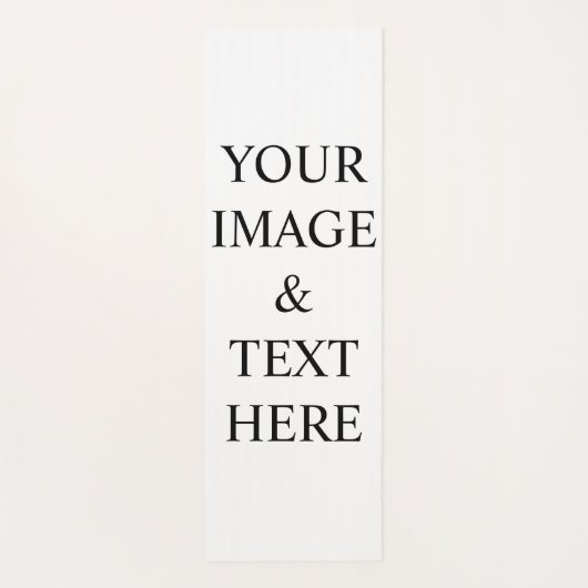 Tapis De Yoga Personalized Custom Your Own Photo & Text (Dos)