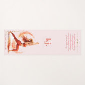 Tapis De Yoga Personalized Illustrated Aries Zodiac Quote (Devant (Horizontal))