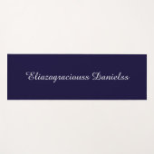 Tapis De Yoga Personalized Modern Cute Cool Elegant Script Name (Devant (Horizontal))