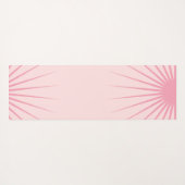 Tapis De Yoga Personalized Monogram Initials Pink Yoga Mat (Dos (Horizontal))
