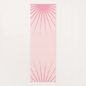 Tapis De Yoga Personalized Monogram Initials Pink Yoga Mat (Dos)