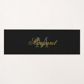 Tapis De Yoga Personalized Yoga Mat with Custom Name and Initial (Devant (Horizontal))