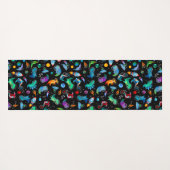 Tapis De Yoga Personnalisation de l'espace d'aquarelle des astro (Dos (Horizontal))