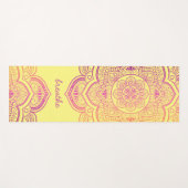 Tapis de Yoga Personnalisé Auri Mandala (Devant (Horizontal))