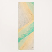 Tapis De Yoga Personnalisé Chic textuel (Devant)