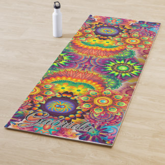 Tapis de Yoga Personnalisé Coloré – Belle Esthétiq