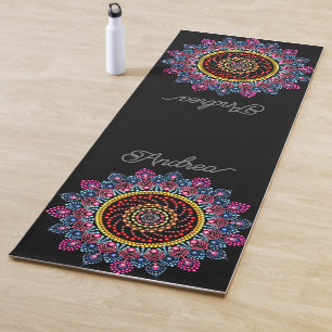 TAPIS DE YOGA PERSONNALISÉ DOT MANDALA CRÉATIVE VOTRE PROPRE CUT