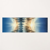 Tapis de yoga personnalisé Lever de soleil foresti (Devant (Horizontal))
