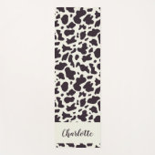 Tapis De Yoga Personnalisé Moderne Vache Imprimer Yoga Mat (Devant)
