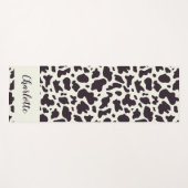 Tapis De Yoga Personnalisé Moderne Vache Imprimer Yoga Mat (Devant (Horizontal))