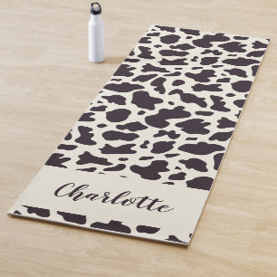 Tapis De Yoga Personnalisé Moderne Vache Imprimer Yoga Mat