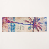 Tapis de yoga personnalisé Palm tree (Devant (Horizontal))