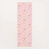 Tapis De Yoga Personnalisé rose moderne (Dos)