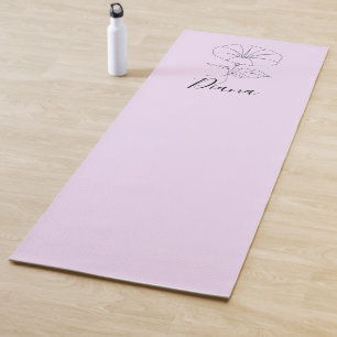 Tapis De Yoga Personnalisé Septembre Matin Gloire Cadeau Fleur d