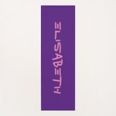 Tapis De Yoga Personnalisé sur mesure - Modèle Elisabeth 1 (Devant)
