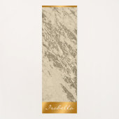 Tapis De Yoga Personnaliser en marbre Parties scintillant de Cha (Devant)