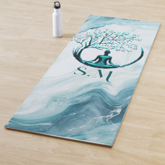 Tapis de yoga personnalisés avec monogramme