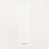 Tapis De Yoga Personnalité minimale de White (Devant)