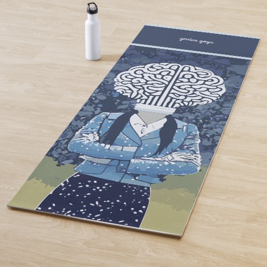 Tapis De Yoga Personne de cerveau (En situation)