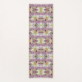 Tapis De Yoga Pétales à fleurs Dahlia Multiplié Abstrait (Devant)