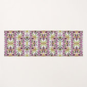 Tapis De Yoga Pétales à fleurs Dahlia Multiplié Abstrait (Devant (Horizontal))