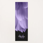 Tapis De Yoga Pétales de fleurs violets violets ultra violets no (Devant)