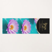 Tapis De Yoga Pétales d'eau rose - Yoga Mat (Devant (Horizontal))