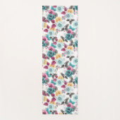 Tapis De Yoga Pétales Peints (Devant)