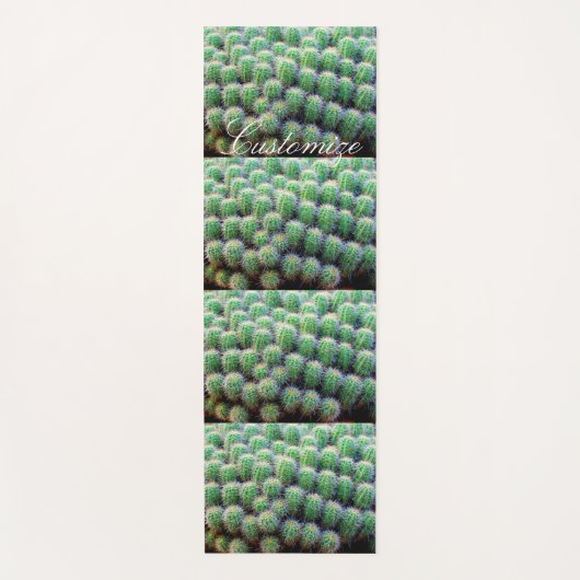 Tapis De Yoga petit baril cactus vert Thunder_Cove (Devant)