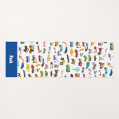 Tapis De Yoga Petits Garçons Qui Déplacent Voitures Véhicules No (Devant (Horizontal))