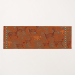 Tapis De Yoga Petroglyphes des Canyons du Sud-Ouest