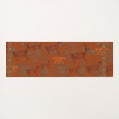 Tapis De Yoga Petroglyphes du sud-ouest des Canyons (Dos (Horizontal))