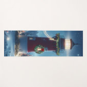 Tapis De Yoga Phare de Noël nautique (Devant (Horizontal))
