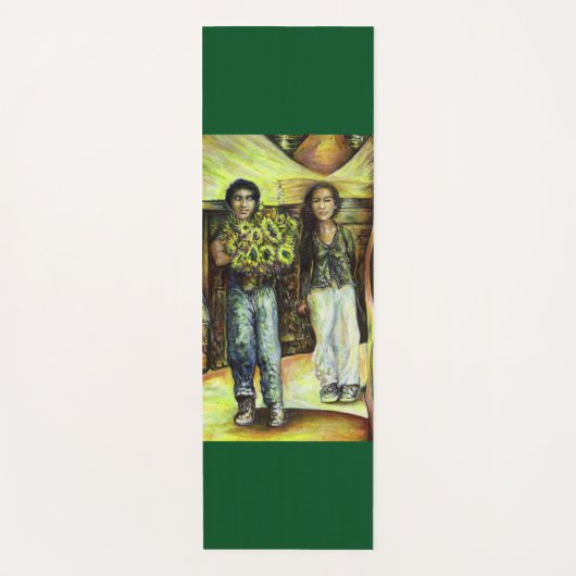 Tapis De Yoga Phase de ChapeI Sixtine d'un ChaIIenge (Devant)