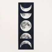 Tapis De Yoga Phases de la Galaxie de la Lune (Dos)
