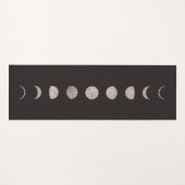 Tapis De Yoga Phases de la lune (Devant (Horizontal))