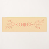 Tapis De Yoga Phases de la lune de jardin (Devant (Horizontal))