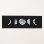Tapis De Yoga Phases de lune (Devant (Horizontal))