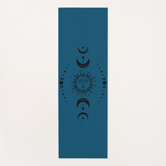 Tapis De Yoga Phases de lune céleste (Devant)