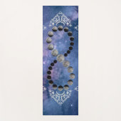 Tapis De Yoga Phases du ciel cosmique de la Lune (Devant)