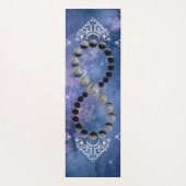 Tapis De Yoga Phases du ciel cosmique de la Lune (Dos)