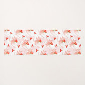 Tapis De Yoga Phoenix Oiseau Et Phoenix Fleur Motif Sans Faille (Dos (Horizontal))