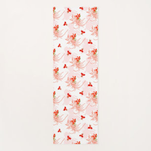 Tapis De Yoga Phoenix Oiseau Et Phoenix Fleur Motif Sans Faille