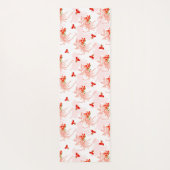 Tapis De Yoga Phoenix Oiseau Et Phoenix Fleur Motif Sans Faille (Dos)