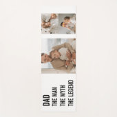 Tapis De Yoga Photo Collage moderne | Cadeau papa (Devant)