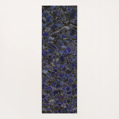 Tapis De Yoga Pierres bleu saphir avec brillance (Dos)