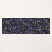Tapis De Yoga Pierres bleu saphir avec brillance (Devant (Horizontal))